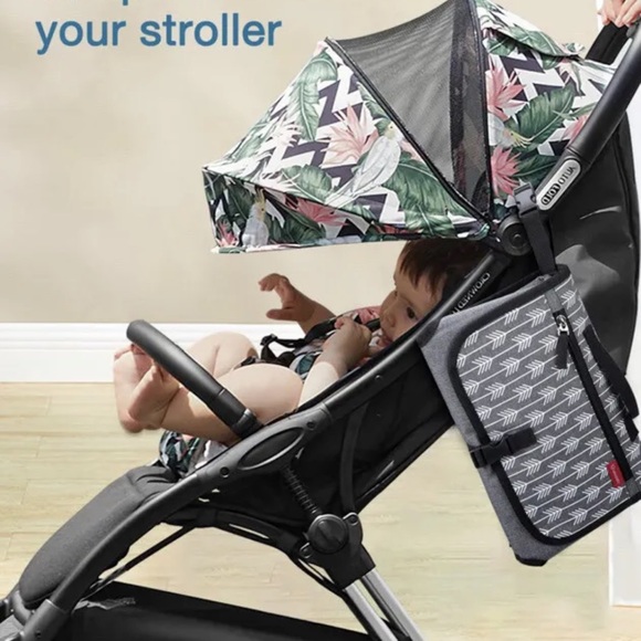 NWT! LEKEBABY Portable Waterproof Diaper Changing Pad-BLACK - Picture 6 of 6